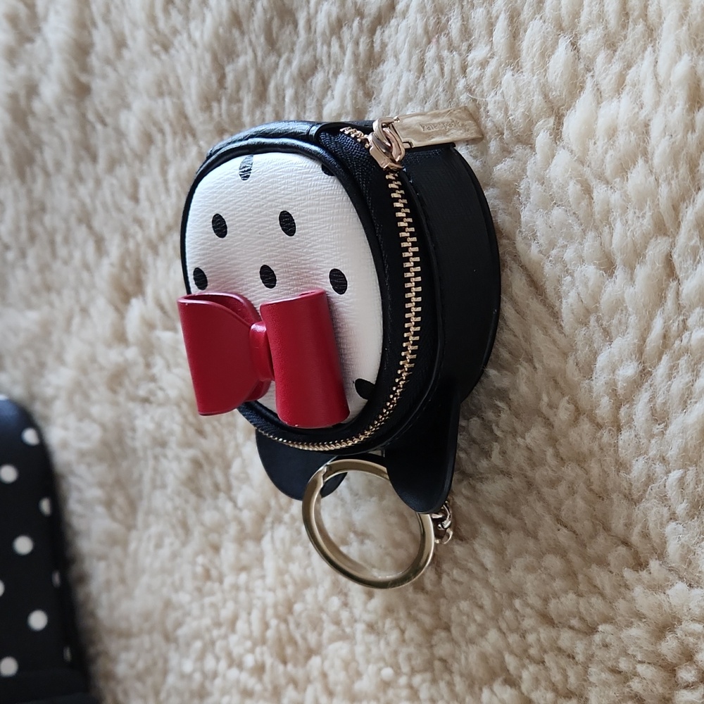 Disney X Kate Spade Polka Dot Minnie Mouse Backpack & Wallet Set 🖤🐭❤️♠️ - Picture 3 of 16
